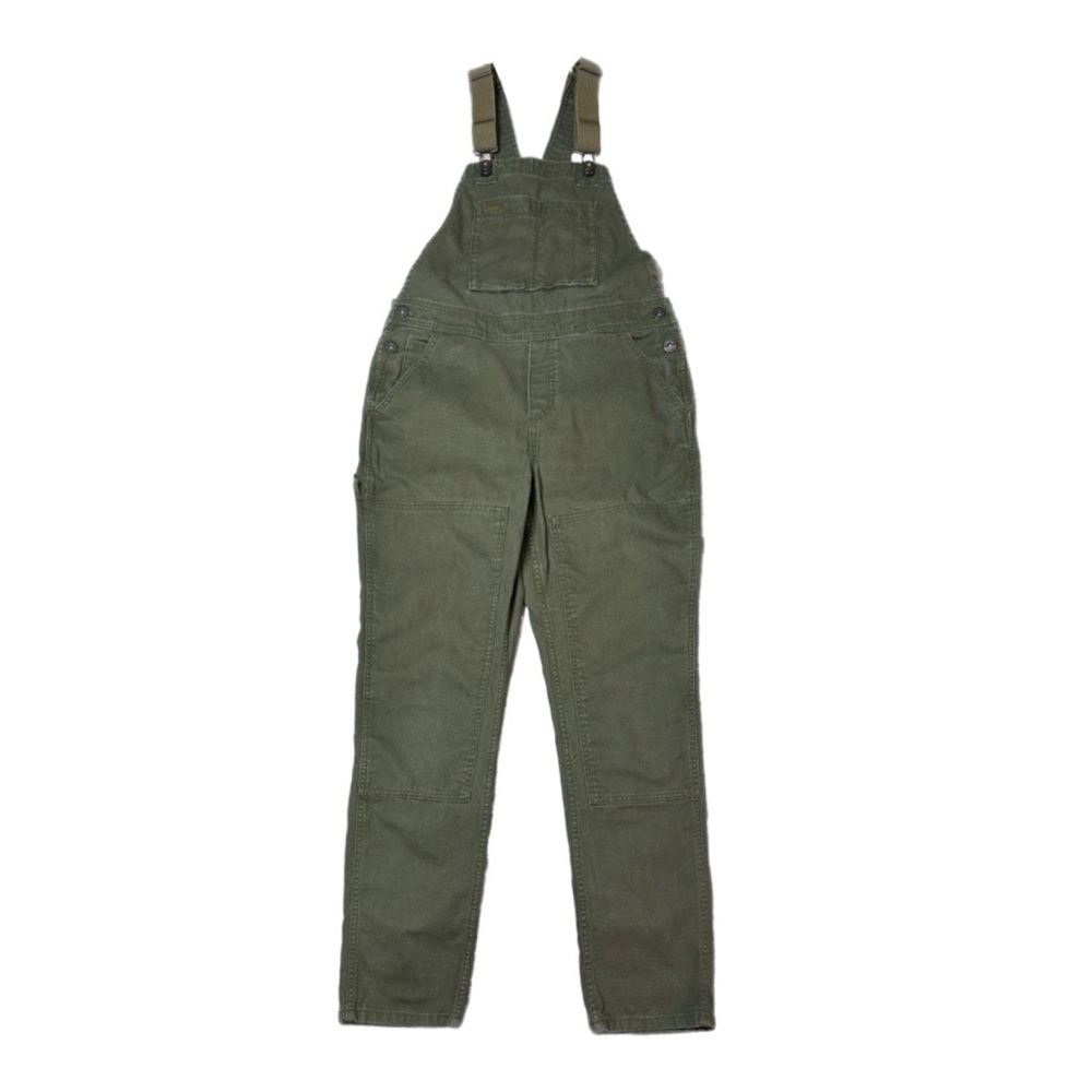 REI Olive Green Utility Overalls Jumpsuit